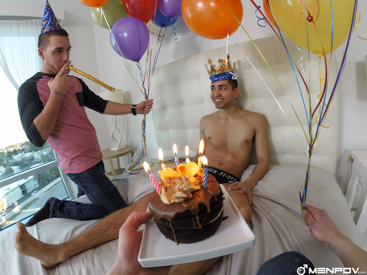 Birthday Boy Balloon Bash - Victor, Dimitri Kane, Draven Milo. 