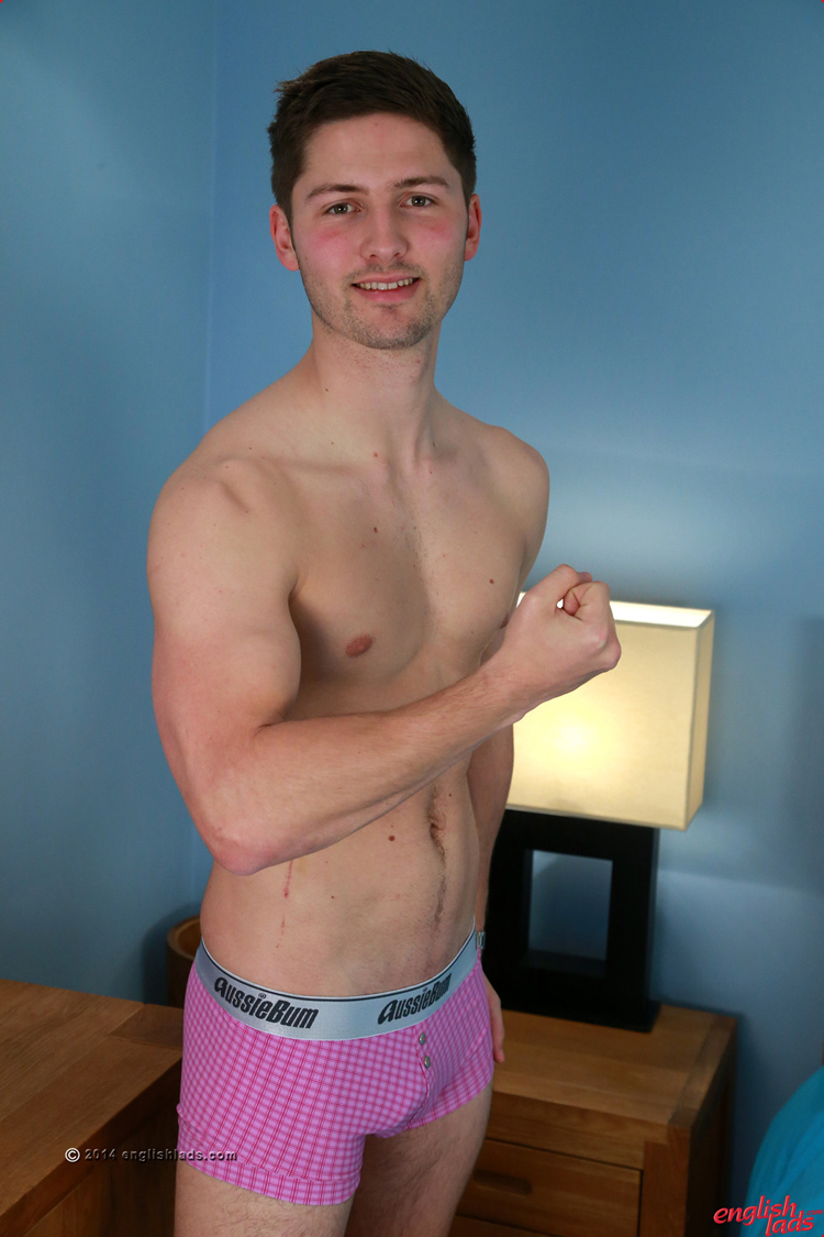 Straight Young Footballer & Fitness Fanatic John Shows off His Muscles &  Hard Uncut Cock! by English Lads